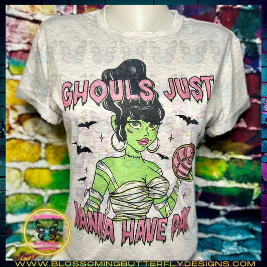 Ghouls Just Wanna Have Pan tshirt