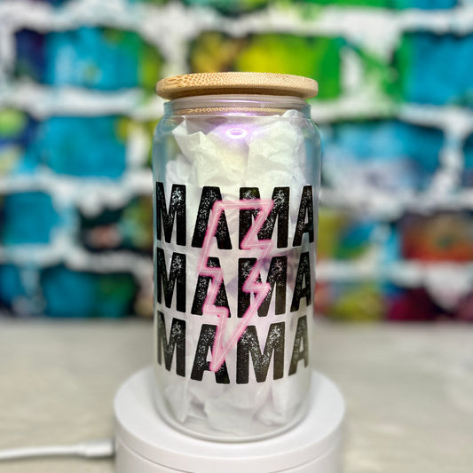 Sassy MAMA Iridescent Glass Can