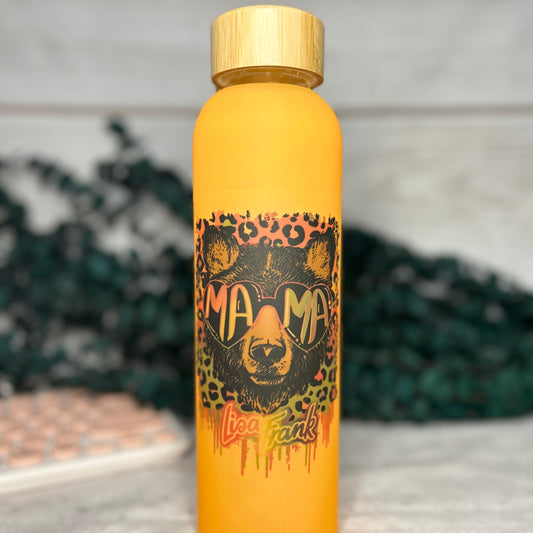 Mama Bear Glass Bottle