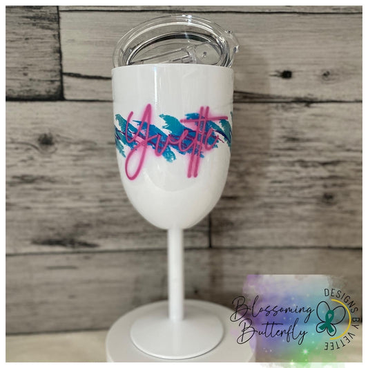 Retro Wine Glass