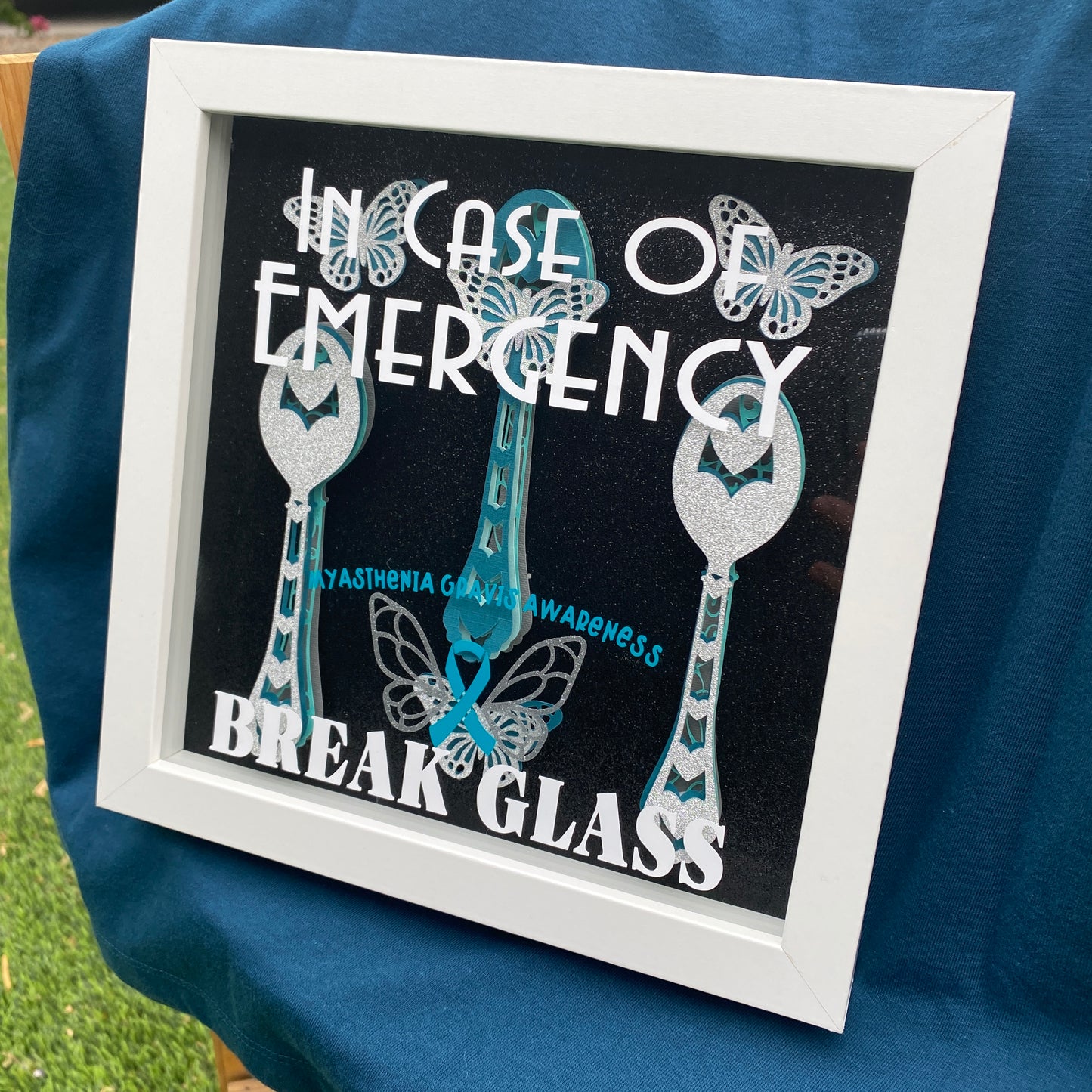 Break Glass Spoonies Shadowbox