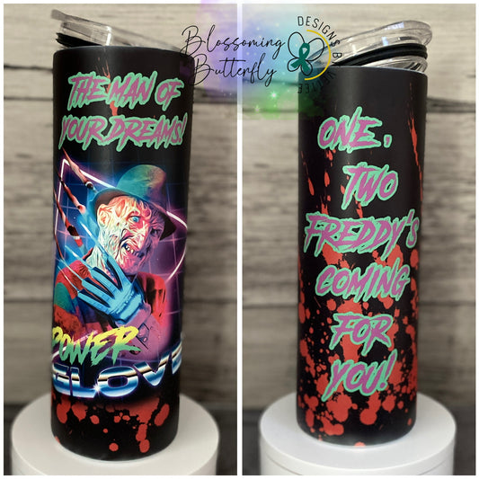 Freddy The Man of Your Dreams Glow Tumbler